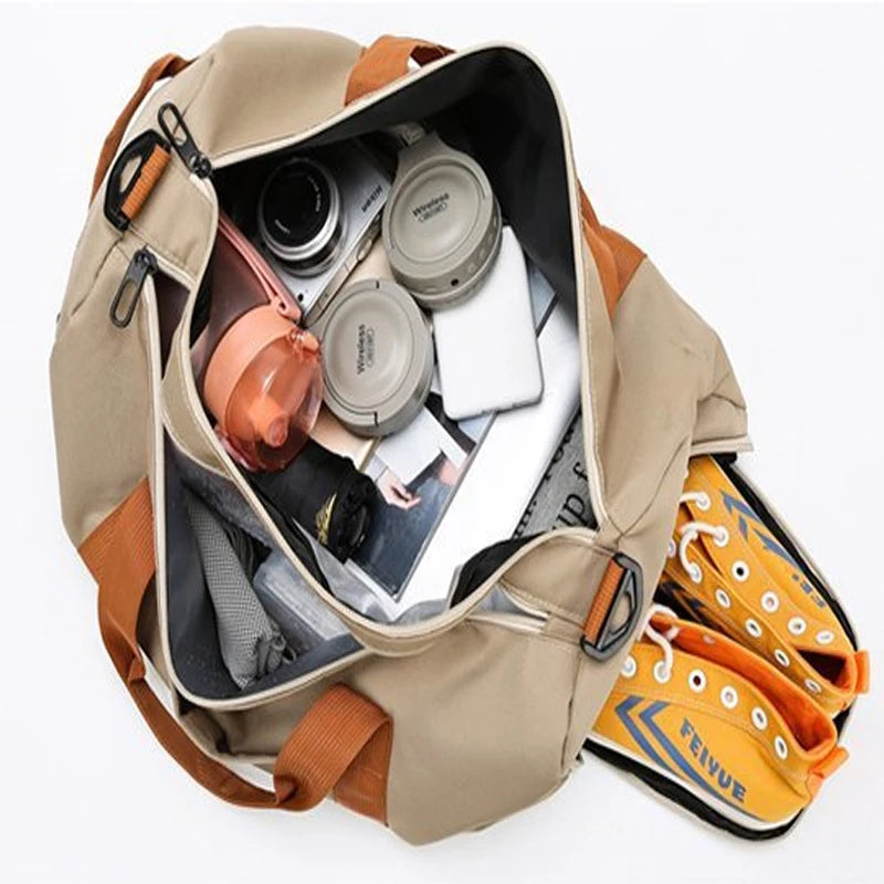 Reisetasche – Modische Große Sporttasche für Herren | Freizeit Reise Gepäck Tasche mit Reißverschluss Kaufschwan®