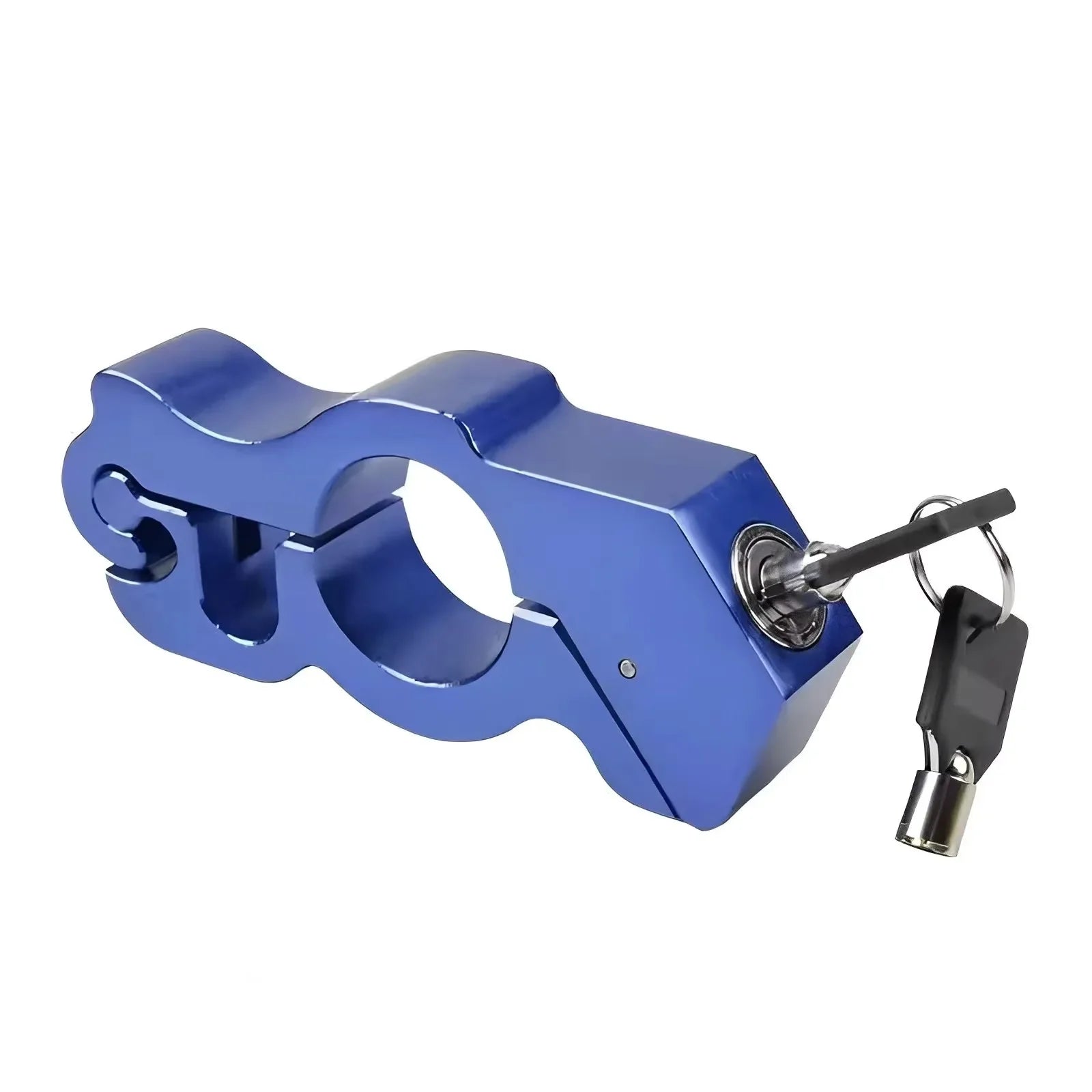 Fahrrad Lenker Schloss – Anti-Diebstahl Aluminiumlegierung Schloss mit 2 Schlüsseln | Robustes Stahl Motorrad & E-Bike Sicherheitsschloss Kaufschwan® Blau