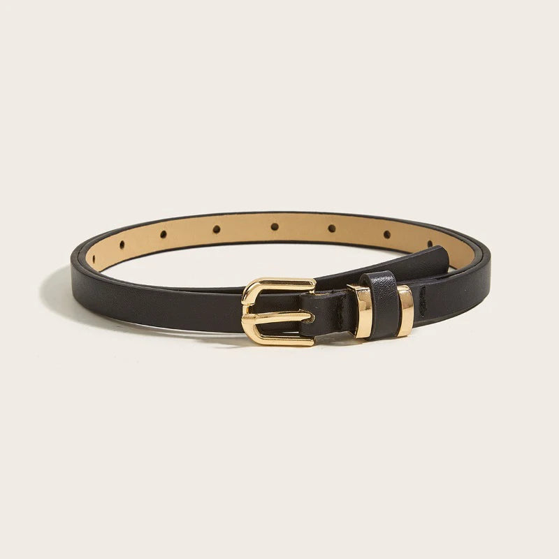Damen Leoparden Gürtel – Schwarzer Modischer Taillengürtel aus PU-Leder | Eleganter Gürtel für Kleider & Outfits Kaufschwan® Schwarz 100cm