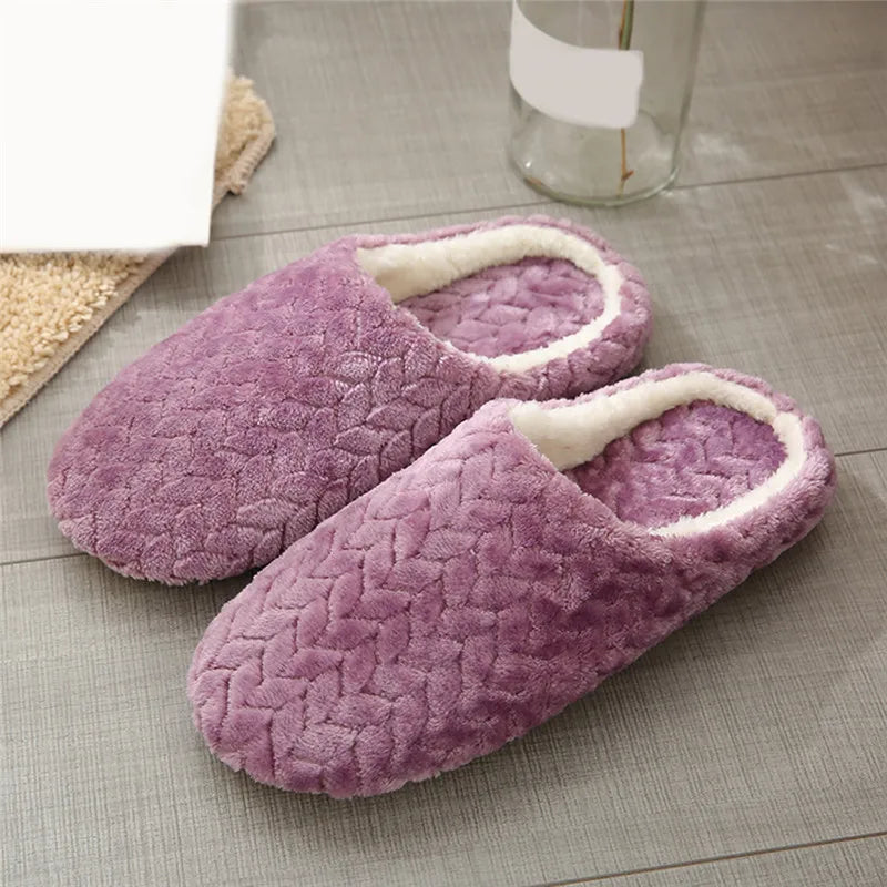 Damen Winter-Hausschuhe mit Fell | Cartoon-Katzen-Design | Warme Memory-Foam Indoor-Schuhe für Damen, Herren & Paare