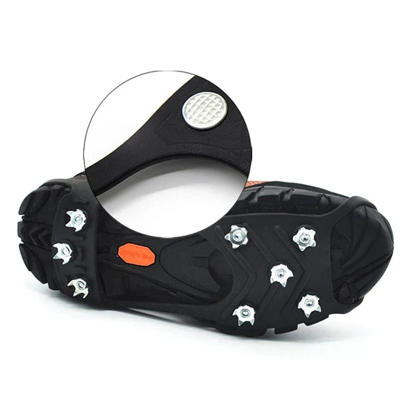 5/8-Zacken Eis Krallen Schuhüberzüge – Anti-Rutsch Spikes für Schuhe | Outdoor Wandern & Bergsteigen Schnee Steigeisen Kaufschwan®