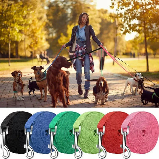 Lange Nylon Hundetrainingsleine 1.5M–30M Vielseitige Führleine für Kleine Große Hunde Kaufschwan®