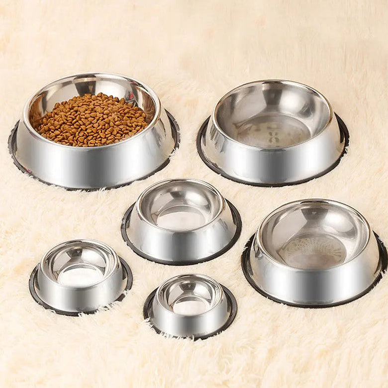Robuster Edelstahl Futternapf – Hygienische Futter- & Wasserschüssel für Haustiere Kaufschwan®