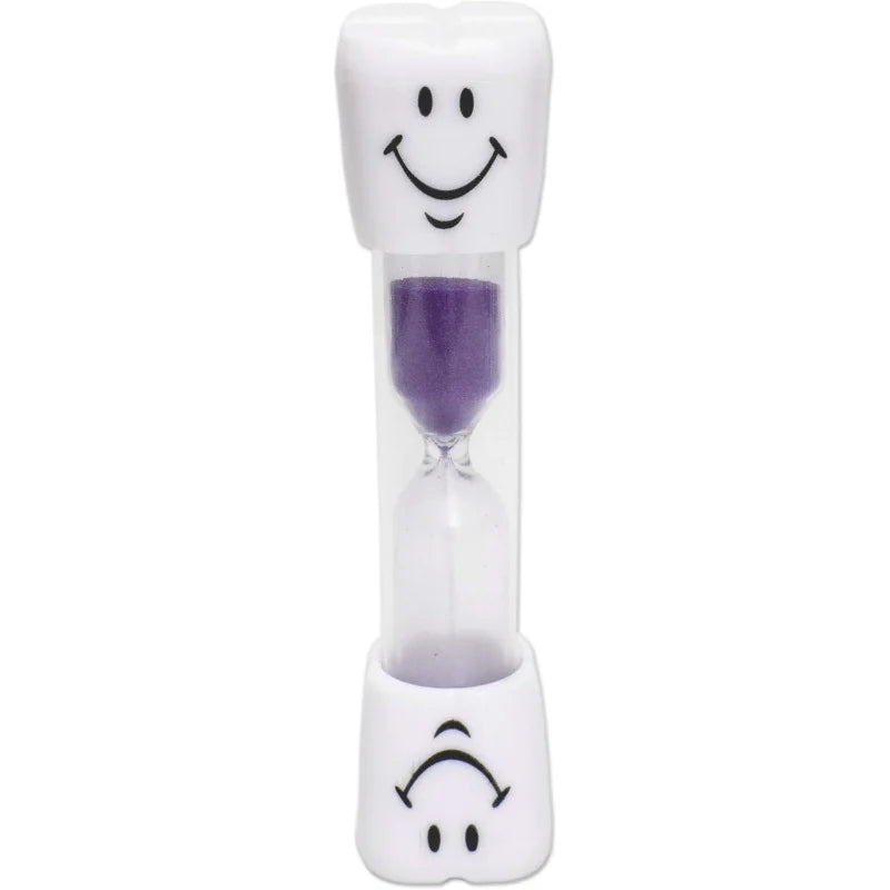 Kinder Sanduhr Timer – Lustiger Zahnputz- & Alltags-Timer für Kinder Kaufschwan® Lila 3 Minuten