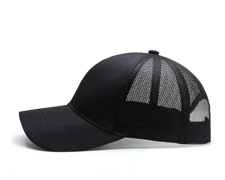Outdoor Sport Baseballkappe | Herren Sommer Atmungsaktive Mesh-Baseballcap | Leichte Solide Farbe für Freizeit & Outdoor Kaufschwan®