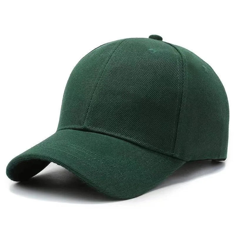 Unisex Verstellbare Cap | Einfarbige Twill Baseballkappe | Baseball Cap für Herren & Damen | Sommer, Herbst, Frühling Kaufschwan® Dunkelgrün Einheitsgröße (56-58cm)