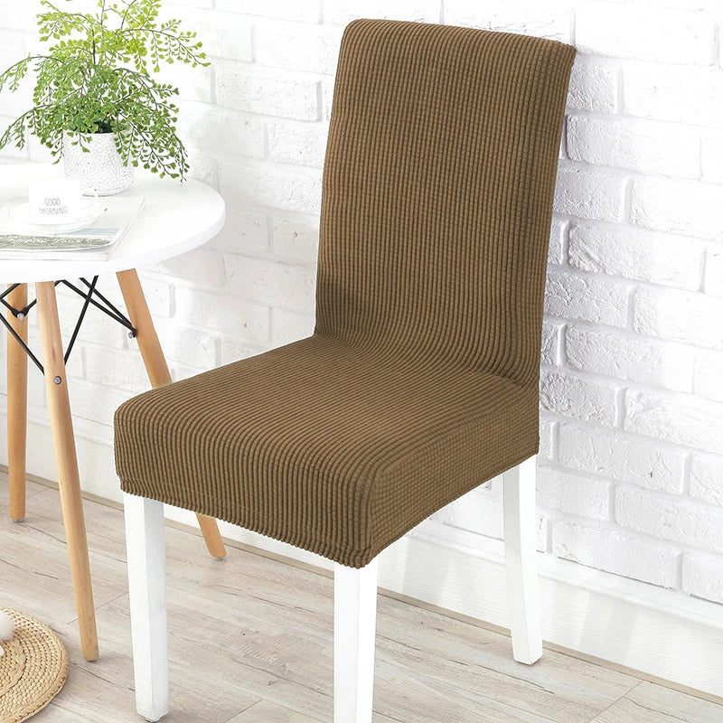 Elastischer Esszimmer Stuhlbezug – Dehnbarer Dicker Jacquard Küchenstuhl Überzug für Esszimmer, Hotel, Hochzeit & Bankett Kaufschwan®