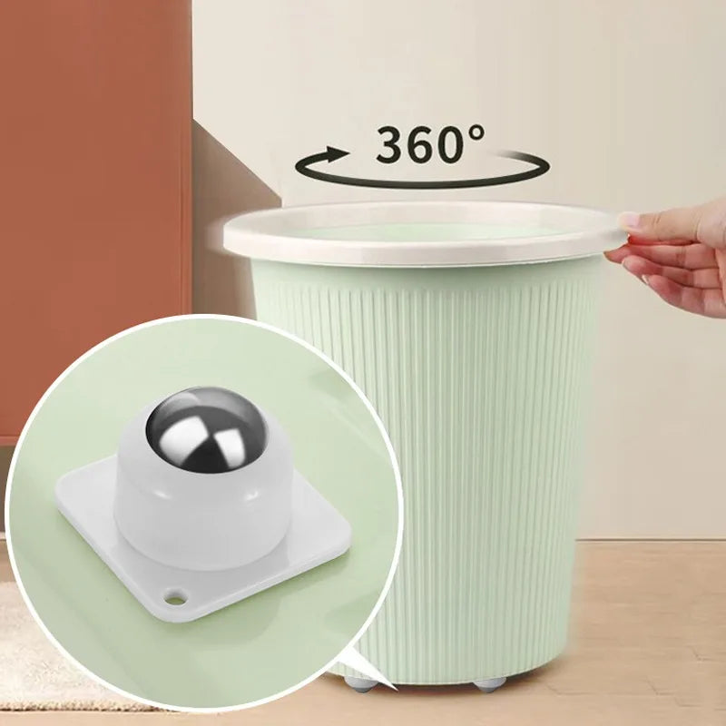 Selbstklebende 360° Drehbare Minirollen – Belastbare Schwenkrollen mit Kugellager für Möbel und Schränke Kaufschwan®