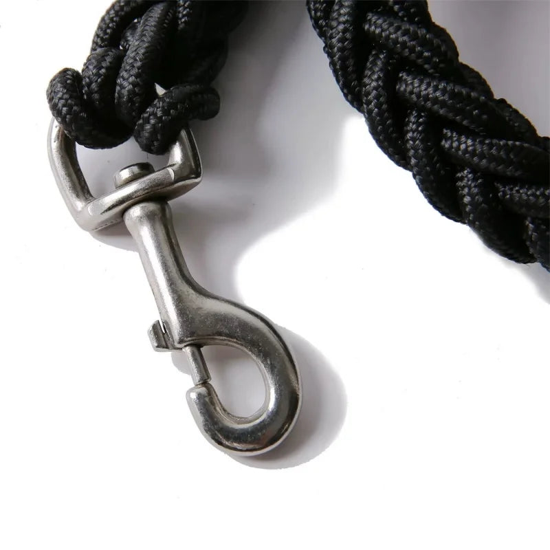 Geflochtene Nylon Hundeleine Stark Dicke Führleine für Große Hunde Bulldog Rottweiler Kaufschwan®