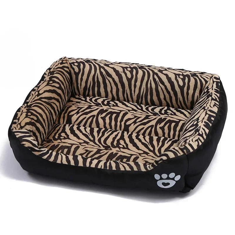 Weiches Warmes Haustierbett – Sofa Bett mit Wasserdichtem Boden für Hunde & Katzen