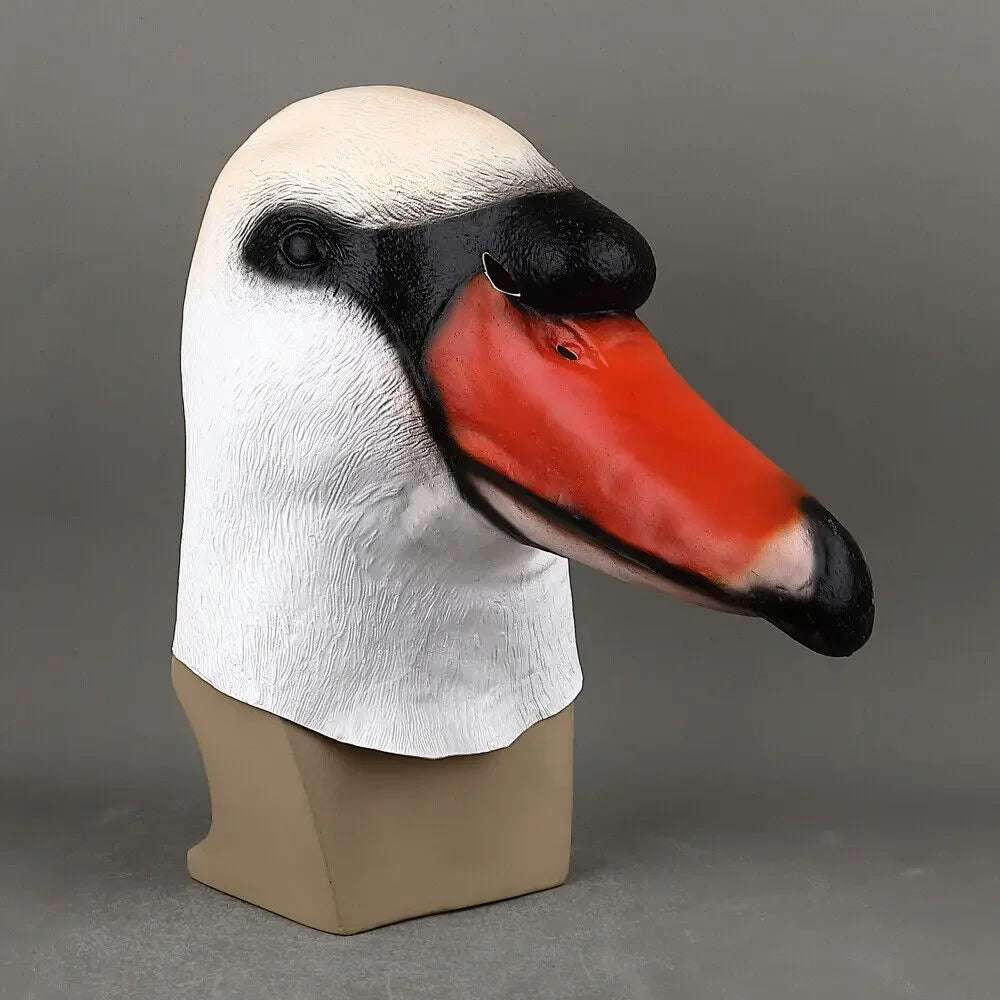 Cosplay Gans Ente Maske – Zoo Tier Latex Maske für Halloween, Maskerade & Kostüm Party Requisite Kaufschwan®