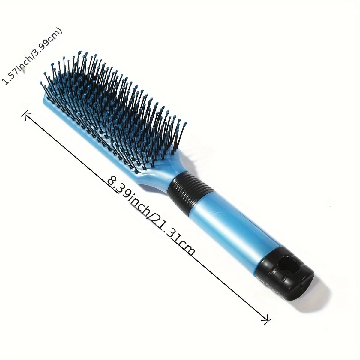 Kunststoff Entwirrungs-Haarbürste – Massagekamm für Alle Haartypen | Unisex Friseur-Werkzeug für Damen & Herren Kaufschwan® Blau-Schwarz