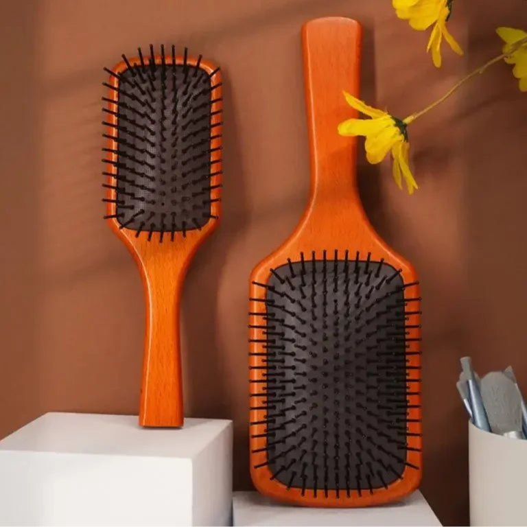 Professioneller Antistatischer Massagekamm – Effiziente Haarentfernung & Sanfte Kopfhautbürste | Perückenfreundliches Styling-Tool Kaufschwan®