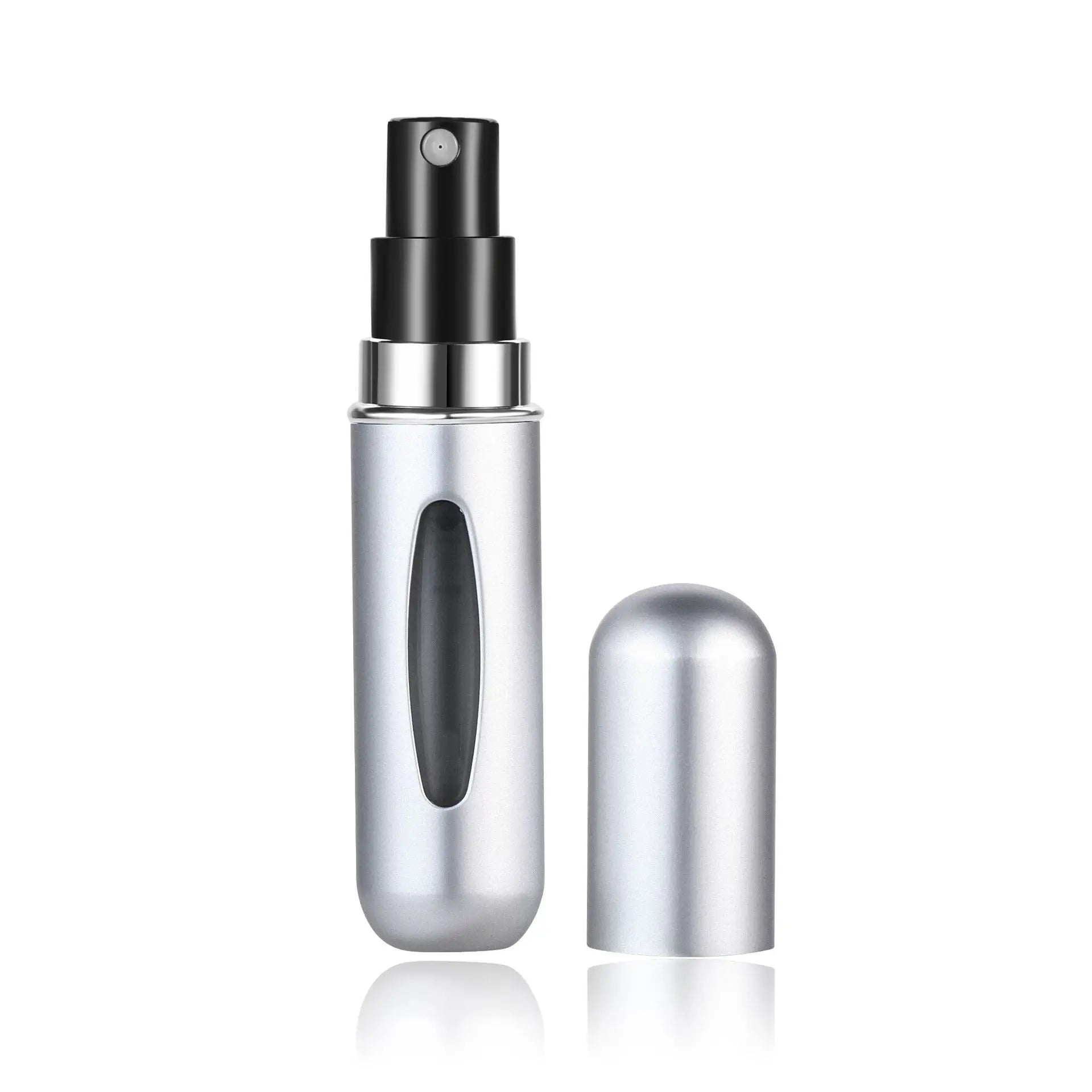 5ml Tragbare Parfüm Nachfüllflasche – Mini Refill Spray Atomizer | Leerer Parfümsprüher für Reisen & Alltag Kaufschwan® Silber