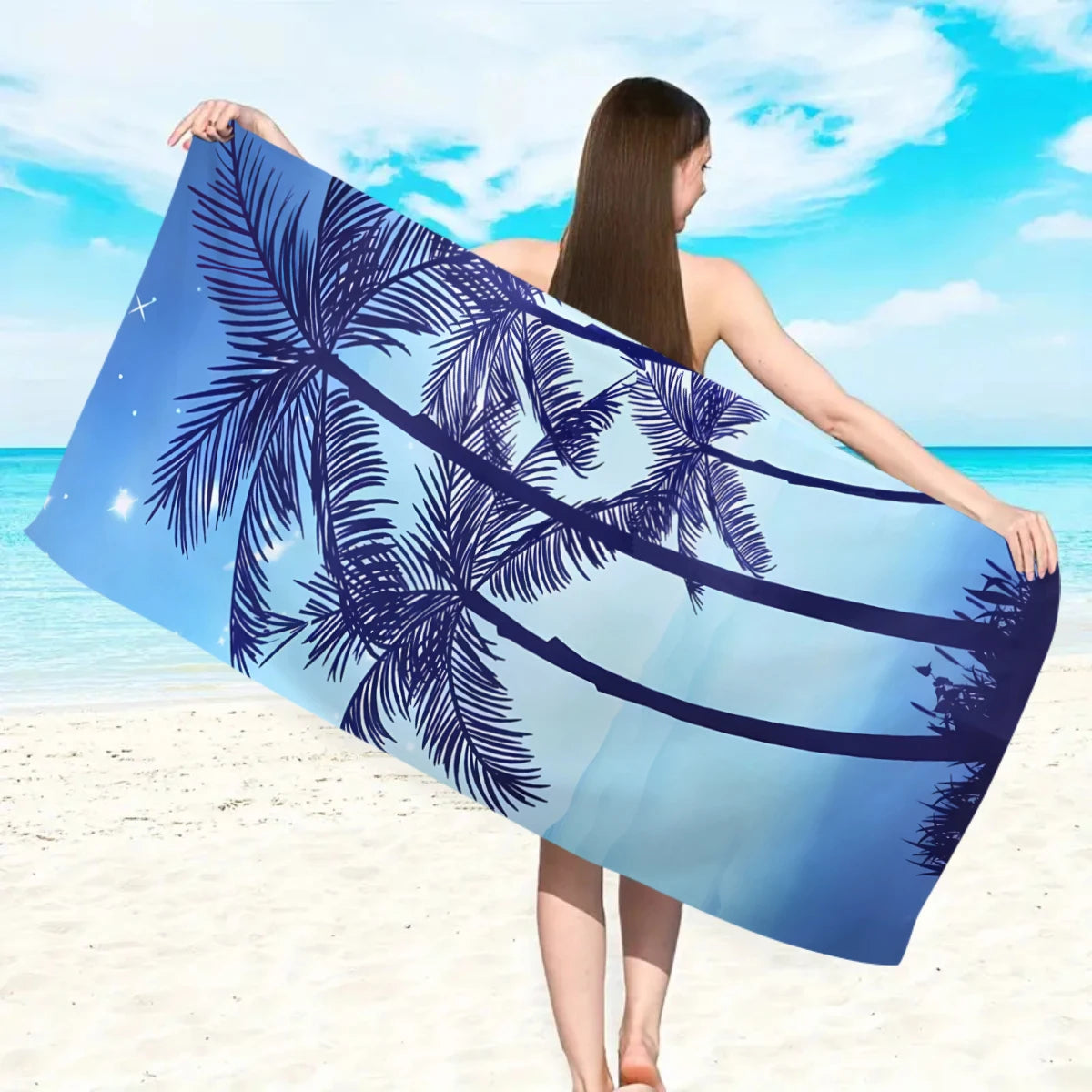Ultrafeines Mikrofaser Schnell Trocknendes Strandtuch – Saugfähiges Handtuch für Sport, Schwimmen & Duschräume Kaufschwan®