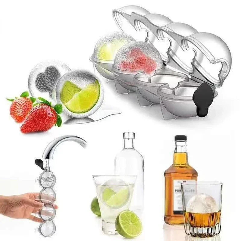 Runde Eiswürfelform – Große Eiskugeln für Whiskey & Cocktails Kaufschwan®