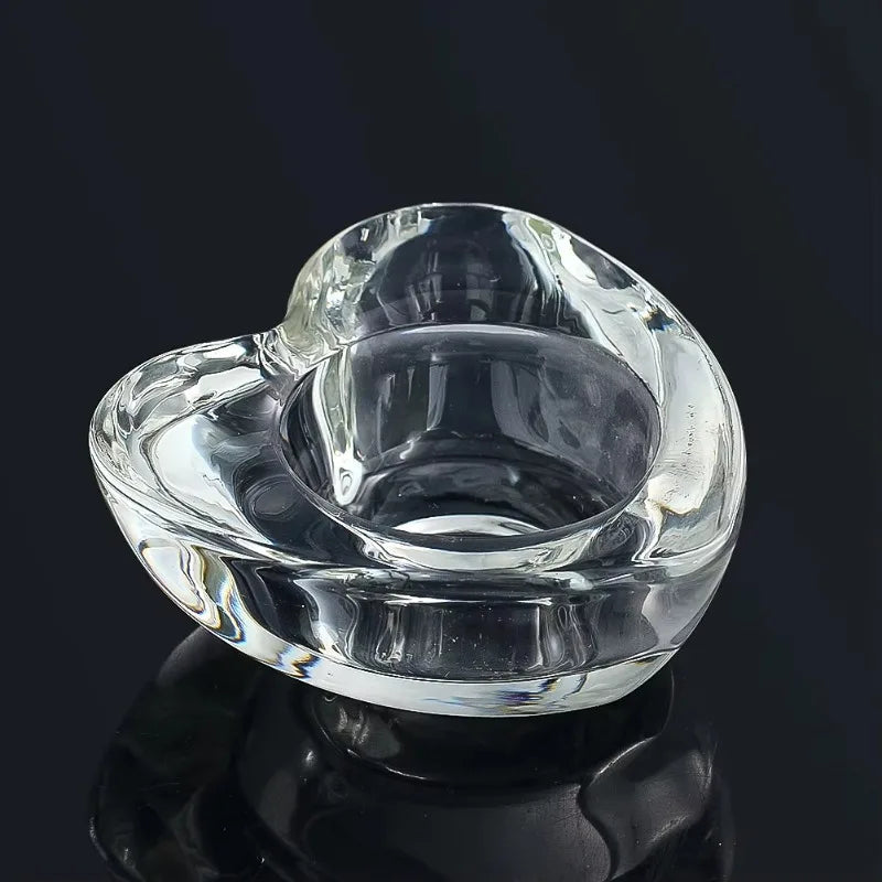 Glas Herz Kerzenhalter – Romantische Teelichtschale für Hochzeitsdeko, Tischdekoration & Vielseitige Nutzung Kaufschwan®