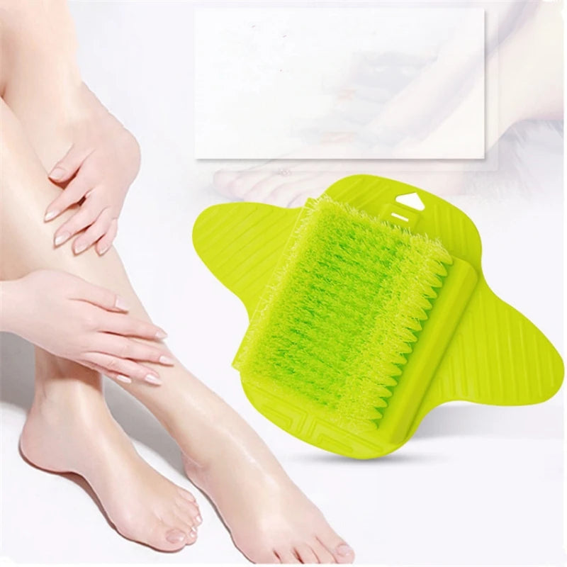 Silikon Fußbürste Massage Slipper – Dusch Fußreiniger mit Bimsstein & Saugnäpfen Kaufschwan®