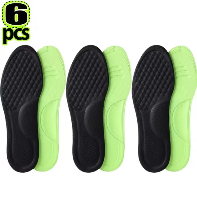 Memory Orthopädische Einlegesohlen | Deodorierend & Antibakteriell für Sport & Alltag Kaufschwan® 6 Stück 39-40