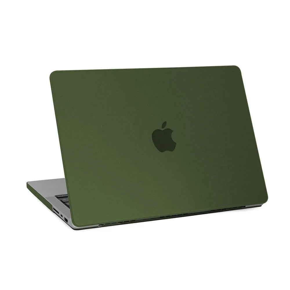 Matte Laptop Hülle für MacBook Air 13/15 (M1 M2 M3) & MacBook Pro 13/14/16 – Stoßfeste Schutzhülle Kaufschwan® Grün Pro 14 A2442 A2779