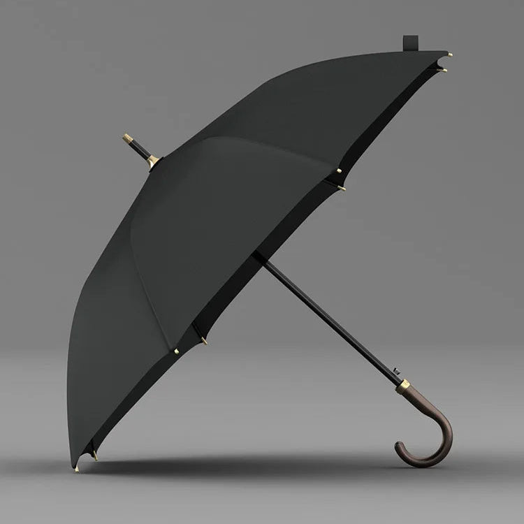Winddichter Langgriff-Golfschirm – Luxus Business-Regenschirm für Herren & Damen, 8 Streben, 120cm Großschirm von Kaufschwan®