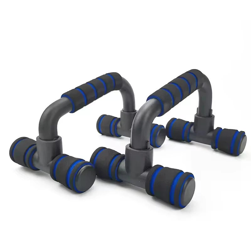 Tragbare Liegestützgriffe – Rutschfeste Schaumstoffgriffe | Fitnessgerät für Muskeltraining & Heimtraining Kaufschwan® Blau