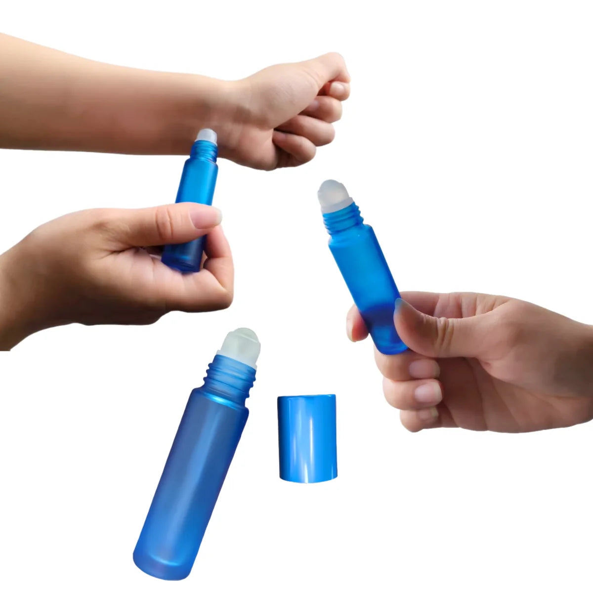 10ml Glas Parfüm Nachfüllflaschen – Reise Roll-On Flaschen für Ätherische Öle | Nachfüllbare Parfümroller Kaufschwan®