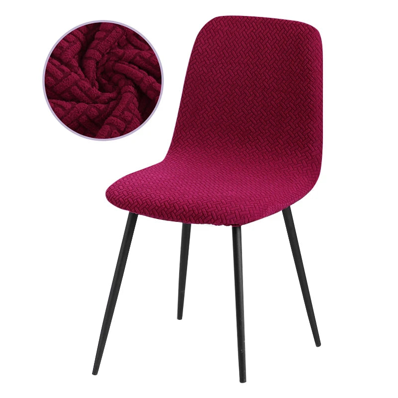 Hochwertiger Samt Stuhlbezug 1/2/4/6 Stück – Elastischer Esszimmer Stuhlüberzug | Zwei Stoffvarianten Stuhlbezüge für Zuhause Kaufschwan®