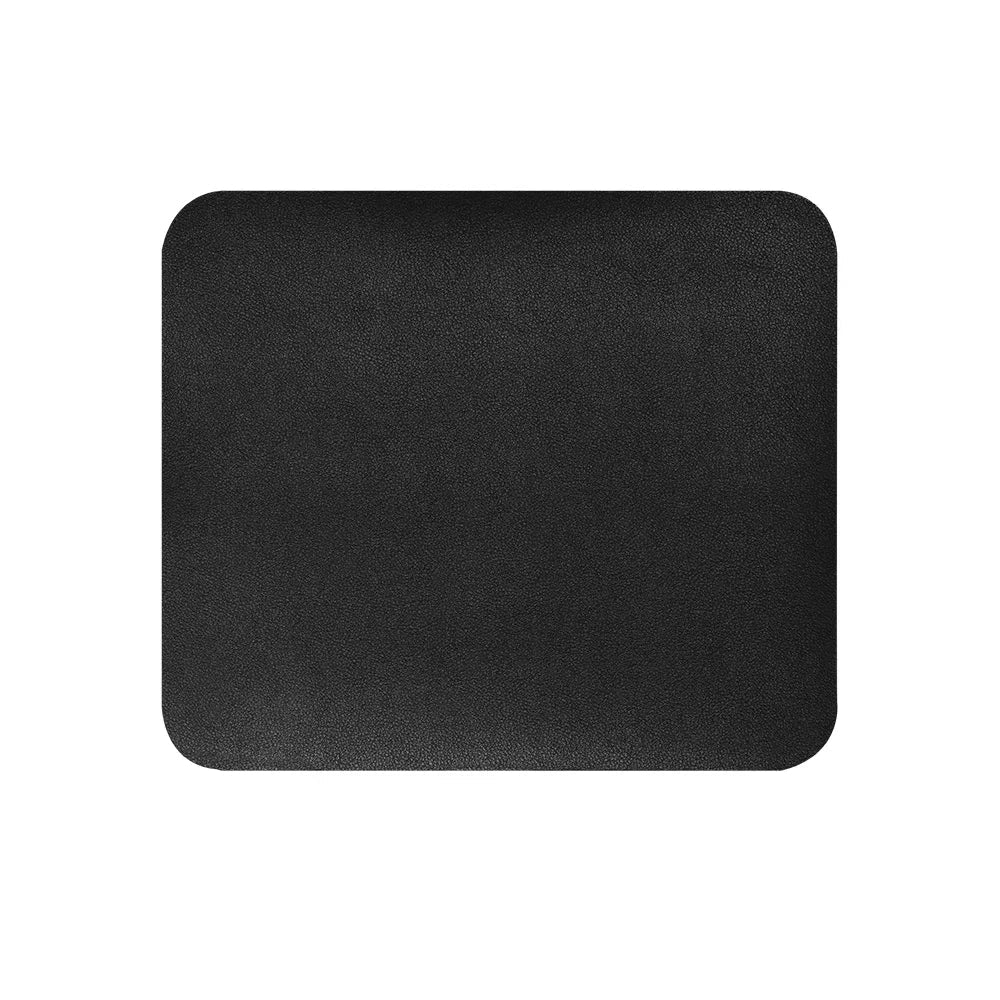 Kreatives Universelles Leder Mauspad – Rutschfeste Gaming Schreibtischunterlage für Laptop, PC und MacBook Kaufschwan® Schwarz