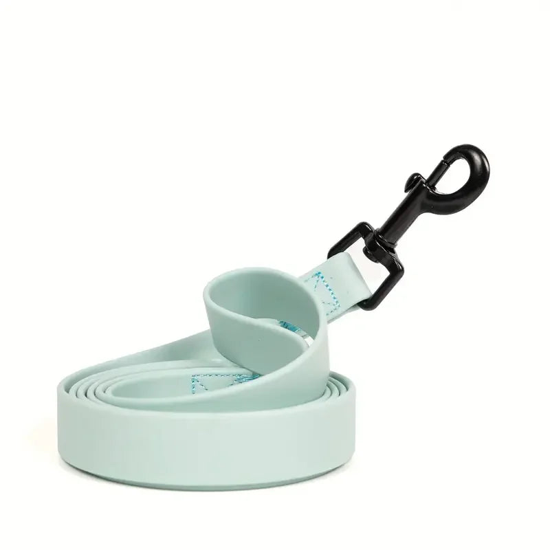 Verdickte PVC Hundeleine Wasserdicht Strapazierfähig Bissfest Outdoor Leine für Alle Hunde Kaufschwan® Hellgrün S