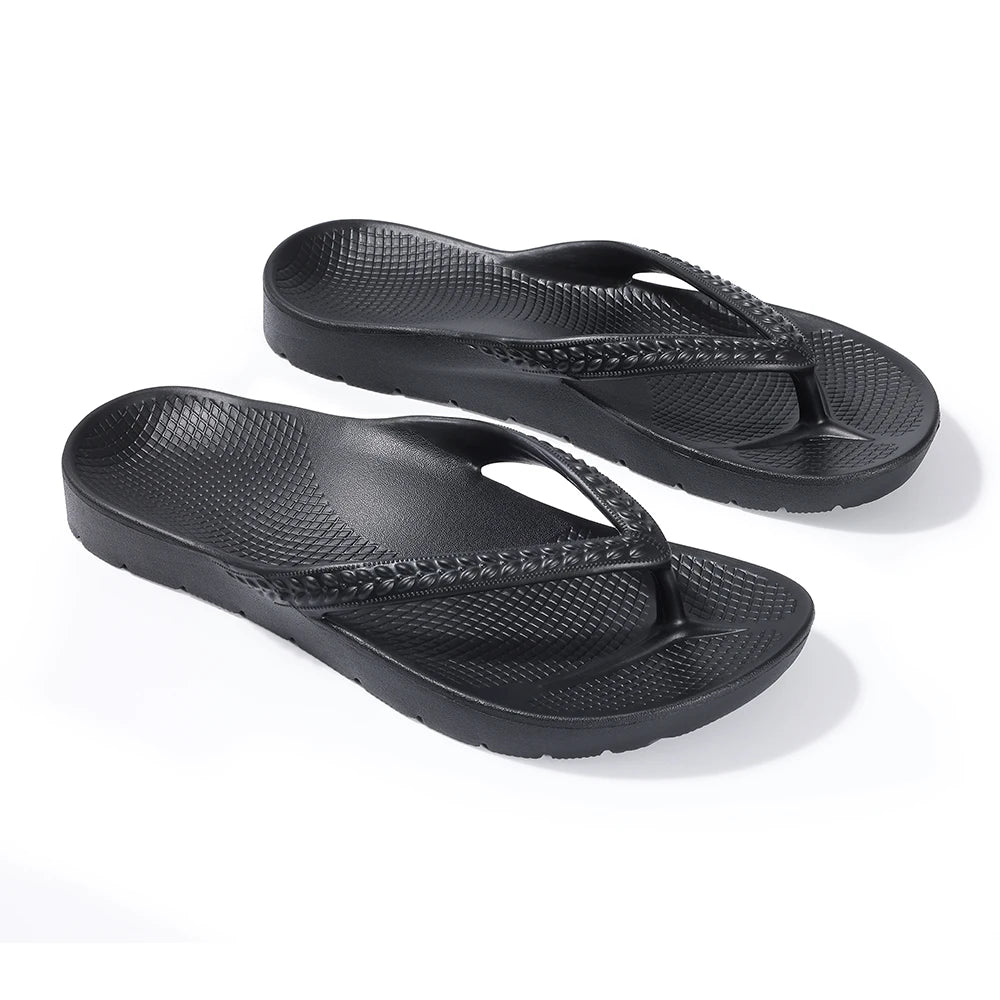 Flip-Flops für Herren | Sommer-Orthopädische Sandalen | Plantarfasziitis-Linderung | Weiche, Leichte Hausschuhe