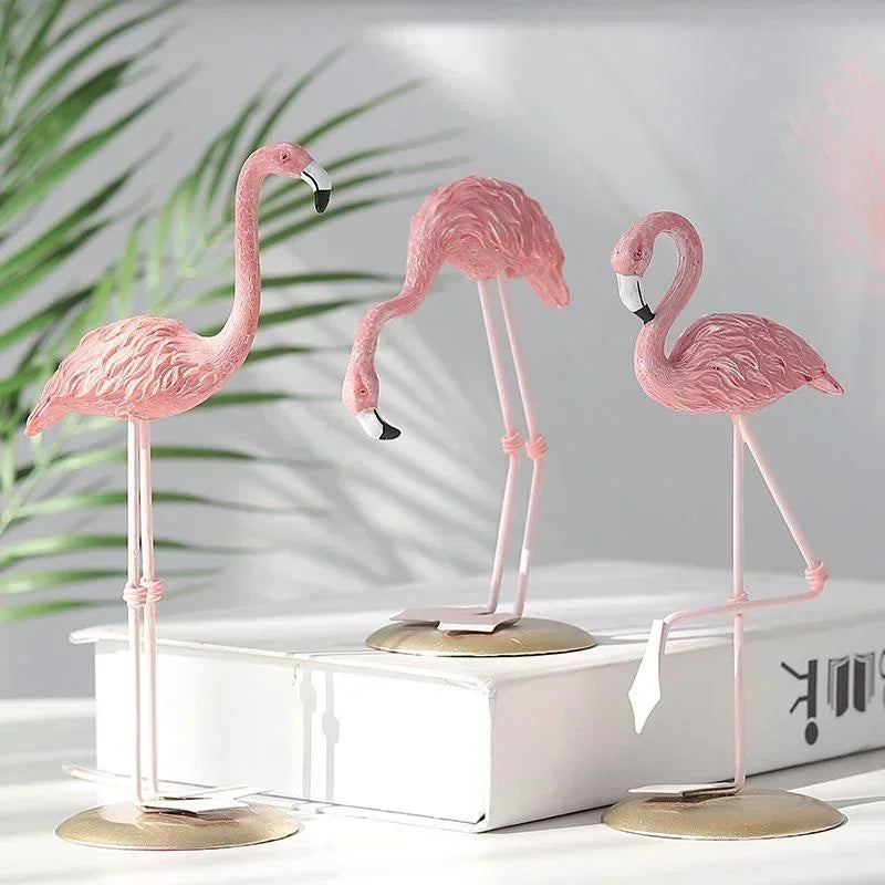 Kreative Flamingo Resin Figur – Cartoon Desktop Dekoration im INS Stil für Wohnzimmer und Schreibtisch Kaufschwan®