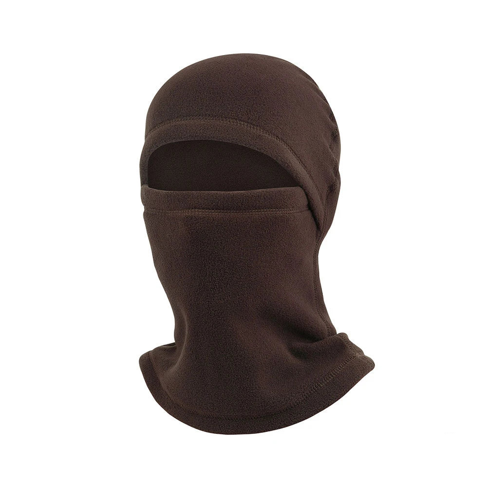Vollgesichts-Balaclava – Winter Thermo-Fleece-Maske | Motorrad, Fahrrad & Sport Lauf Sturmhaube mit Halswärmer Kaufschwan® Kaffee