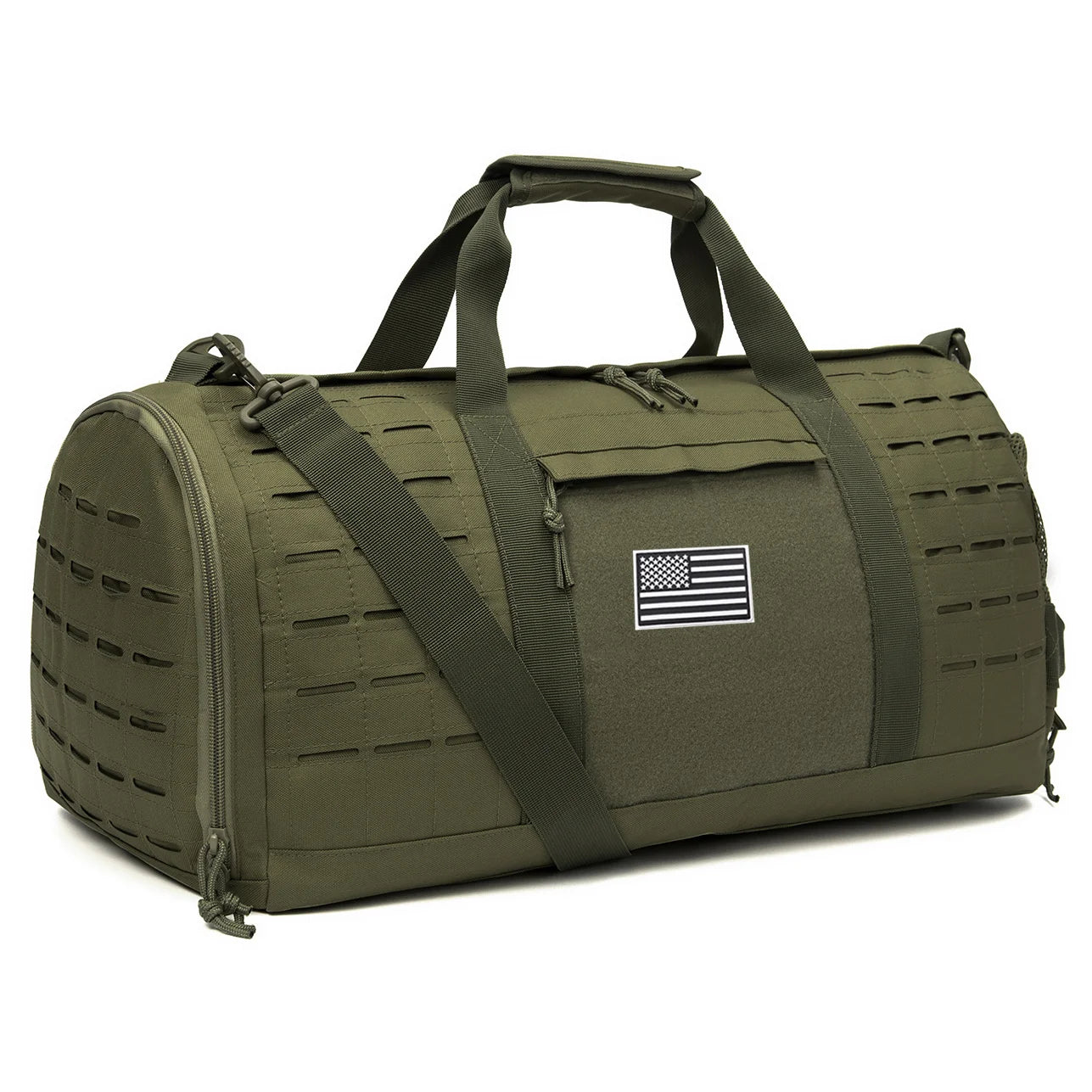 40L Reisetasche – Reisetasche Duffle Bag für Herren | Survival Fitness Trainings Tasche Basketball Weekender Kaufschwan® Grün