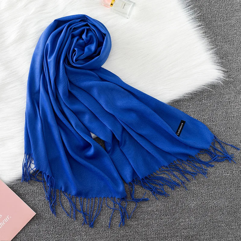 Damen Pashmina Schal | Weich wie Kaschmir | Schal, Reise- & Büro-Accessoire Kaufschwan®