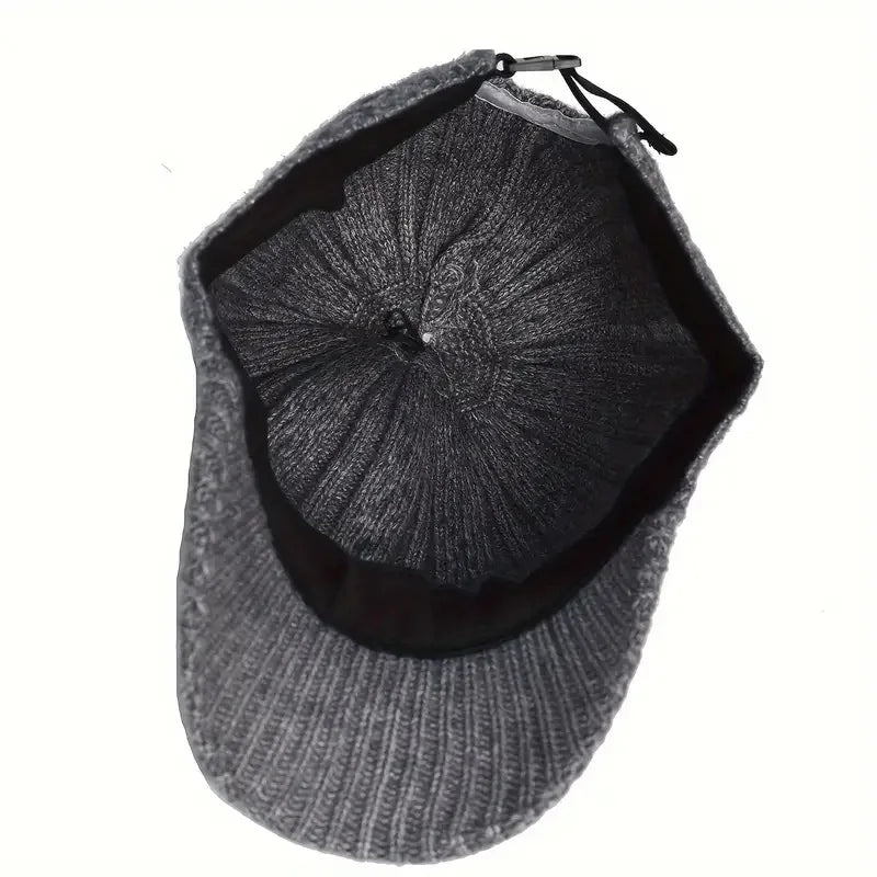 Trendige Gestrickte Baseballkappe | Herren & Damen Herbst/Winter Fashion Baseballcap | Vielseitig & Warm Kaufschwan®