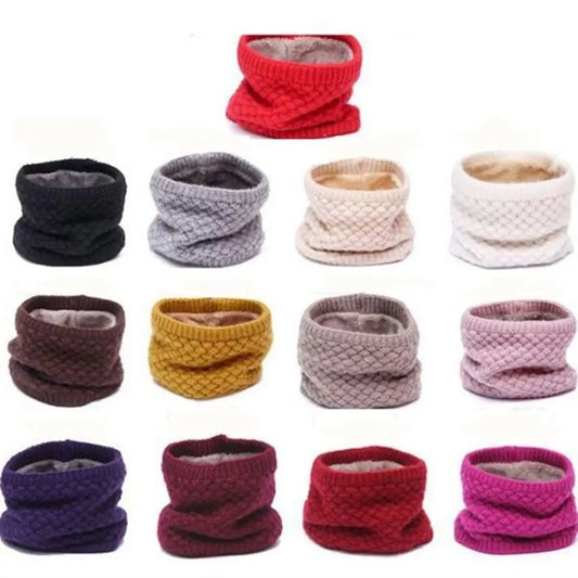 Bequemer Weicher Halswärmer – Dickes Thermo Schlauchtuch für Herbst & Winter | Gestrickter Wärmeschal Neckerchief Kaufschwan®