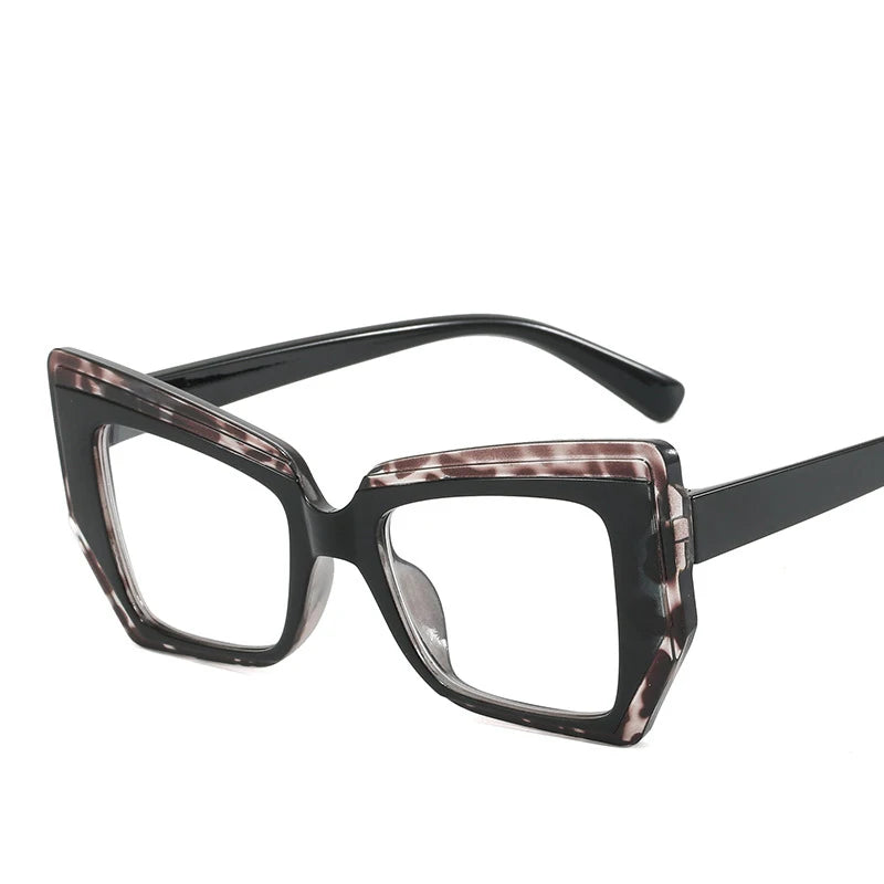 Anti-Blau-Licht Brille für Damen & Herren – Polygon Anti-Blau-Licht Fassung | Modische Optische Brille im Besonderen Design Kaufschwan® Grau