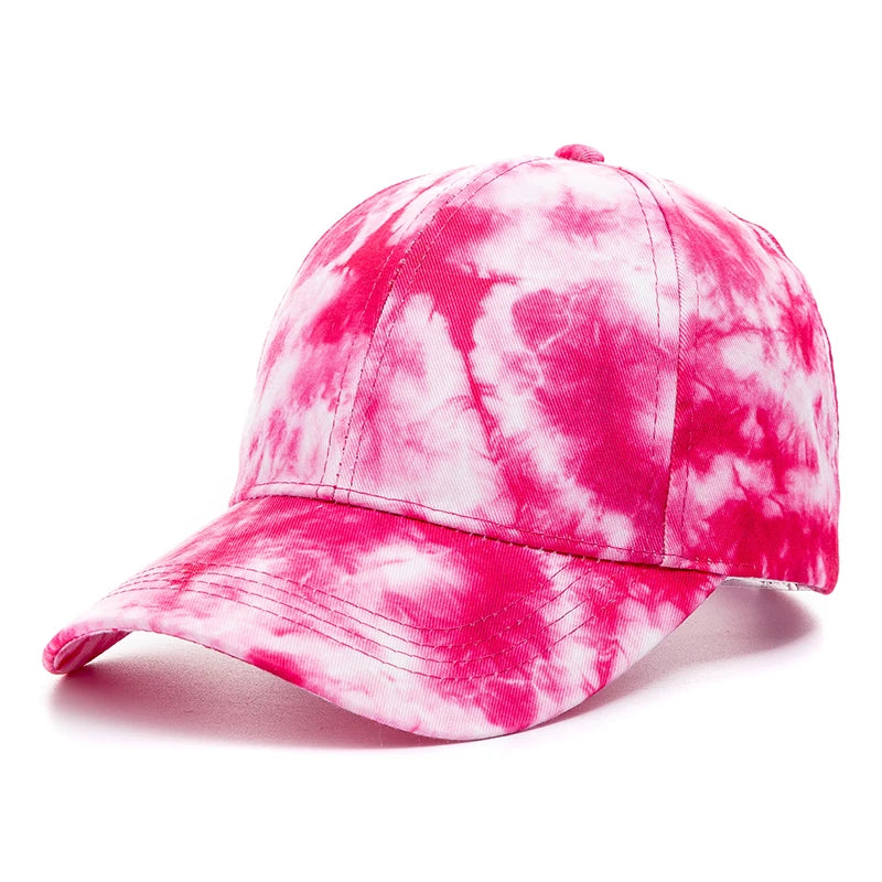 Outdoor Freizeit Regenbogen Kappe | Damen Regenbogen Bunte Baseballkappe | Streetwear Baseballcap Kaufschwan® Rosenrot 56cm-60cm