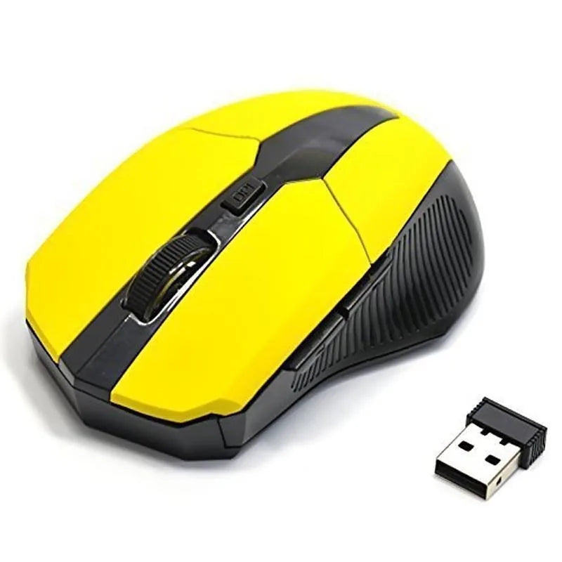 2.4GHz 1200DPI Kabellose Maus – Einstellbare Optische Gaming Maus für PC, Laptop & Büro Kaufschwan®