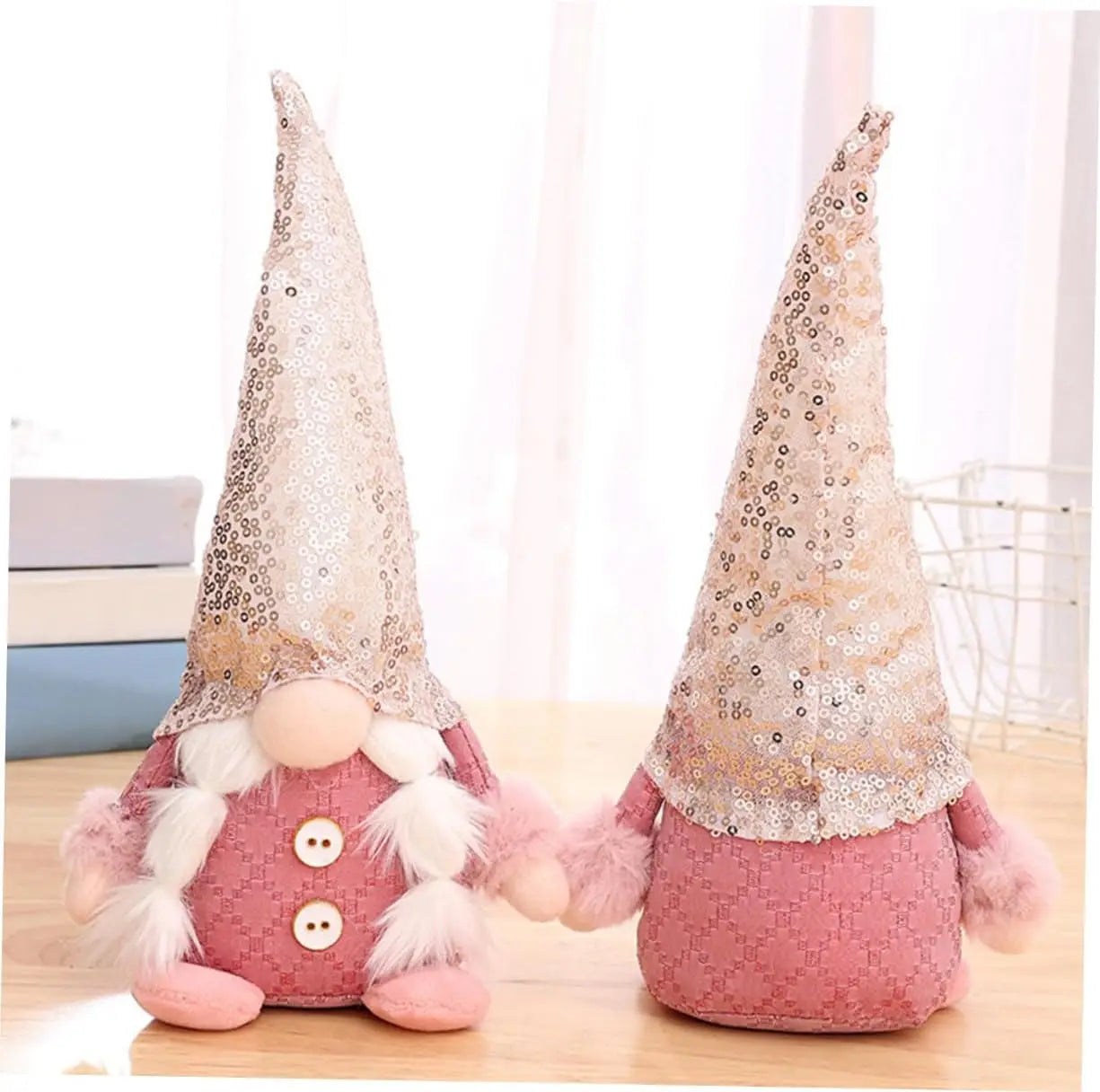 Weihnachten Wichtel – Glitzernde Plüschfigur | Einzigartige Weihnachtsdeko für Festliche Atmosphäre Kaufschwan®