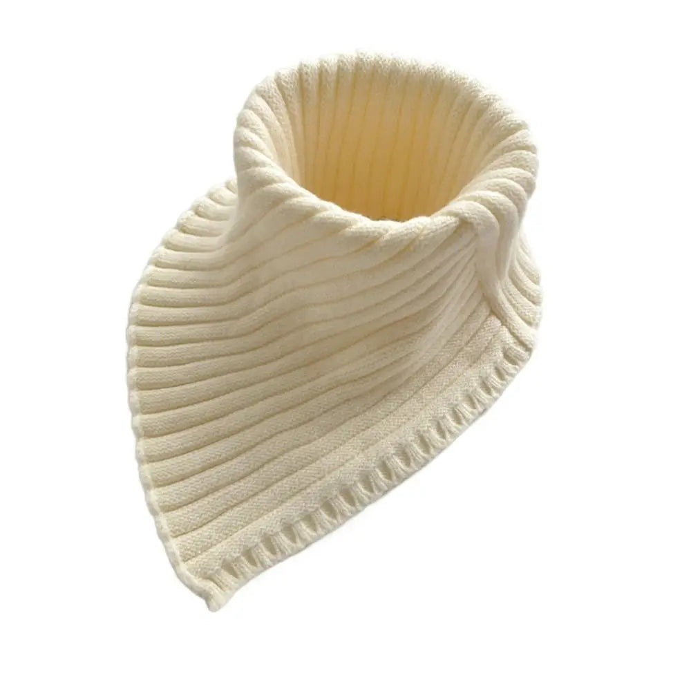 Abnehmbarer Winter Schal – Winddichter Gestrickter Fake Rollkragen für Damen | Warmer Halswärmer für Kaltes Wetter Kaufschwan® Beige