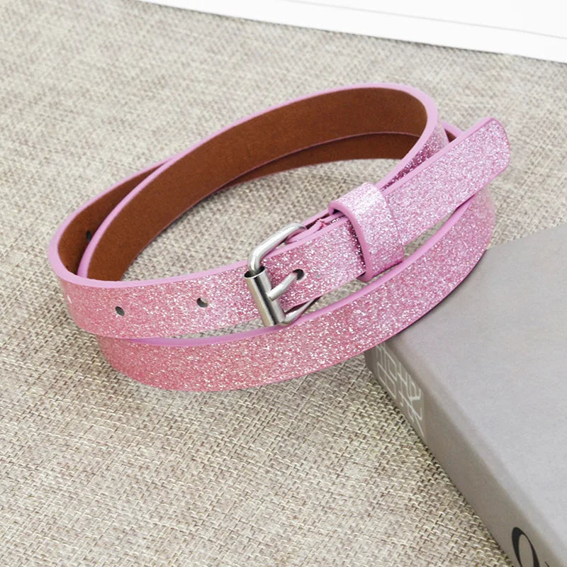 Glitzer Gürtel – Personalisierter Glänzender Damen Gürtel | Auffälliges Sommeraccessoire für Partys & Streetwear Kaufschwan®
