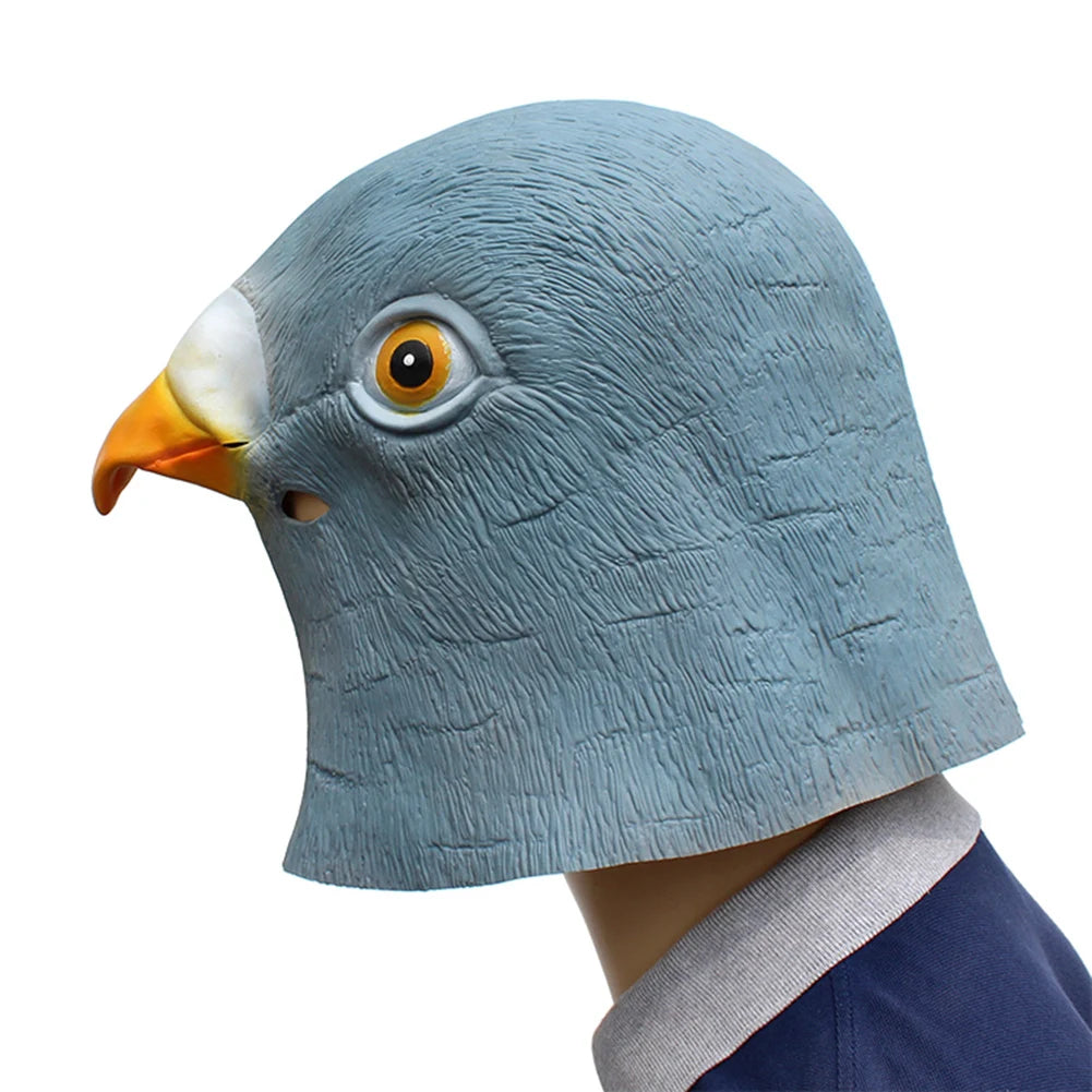 Halloween & Feiertags Partyzubehör Tier Latex Maske – Tauben Kopfmaske für Kostüm, Cosplay & Lustige Requisiten Kaufschwan®