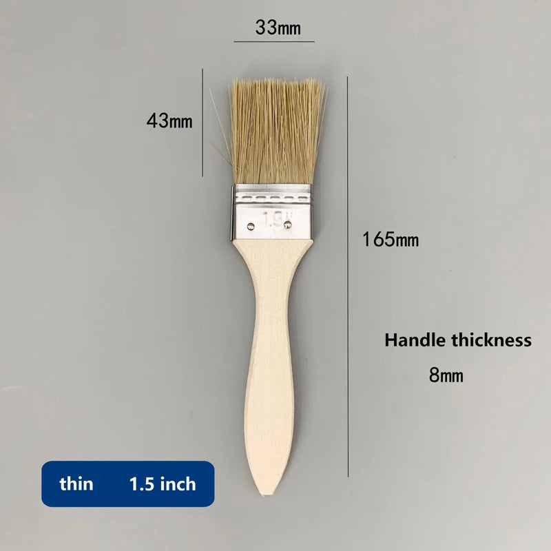 Malerpinsel mit Naturborsten – Präzisions Pinsel für Farbe, Lack & Lasur Kaufschwan® Pinsel 8 1 Stück
