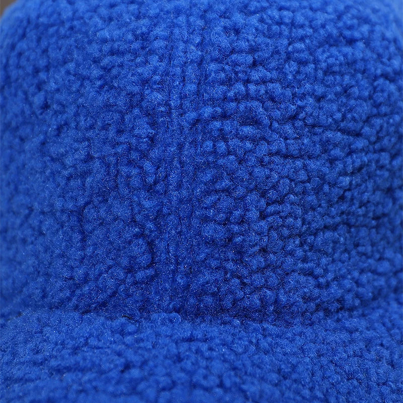 Herbst Winter Baseballkappe | Damen Kappe aus Kunstlammwolle | Warme Plüsch Baseballkappe Kaufschwan®