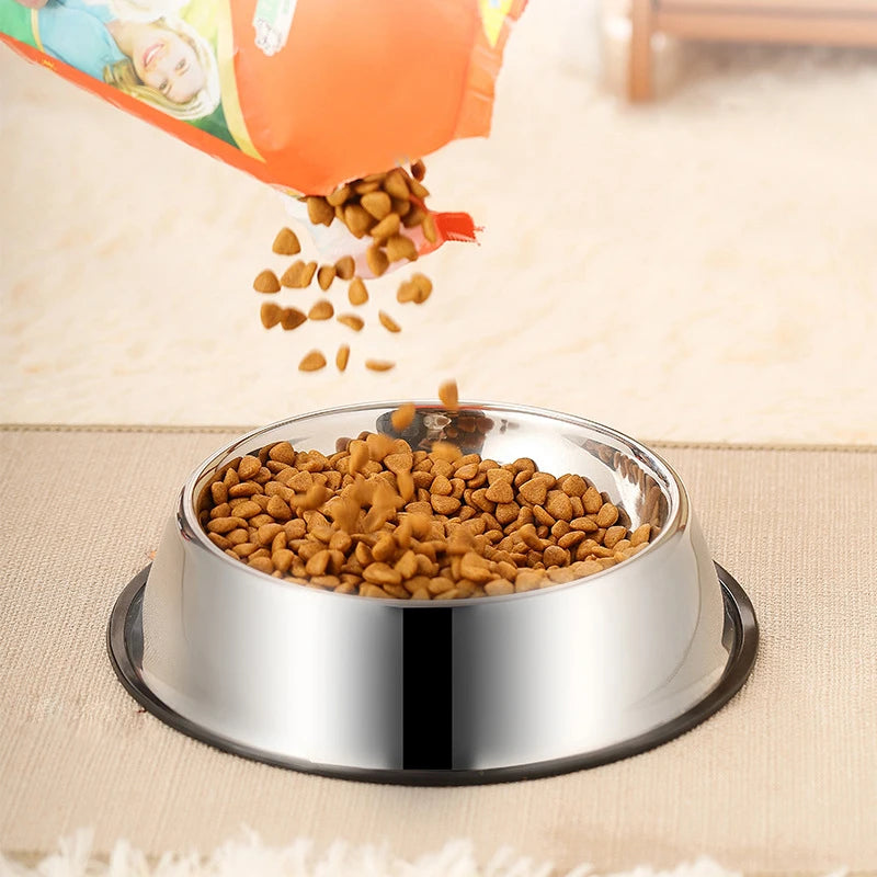 Robuster Edelstahl Futternapf – Hygienische Futter- & Wasserschüssel für Haustiere Kaufschwan®