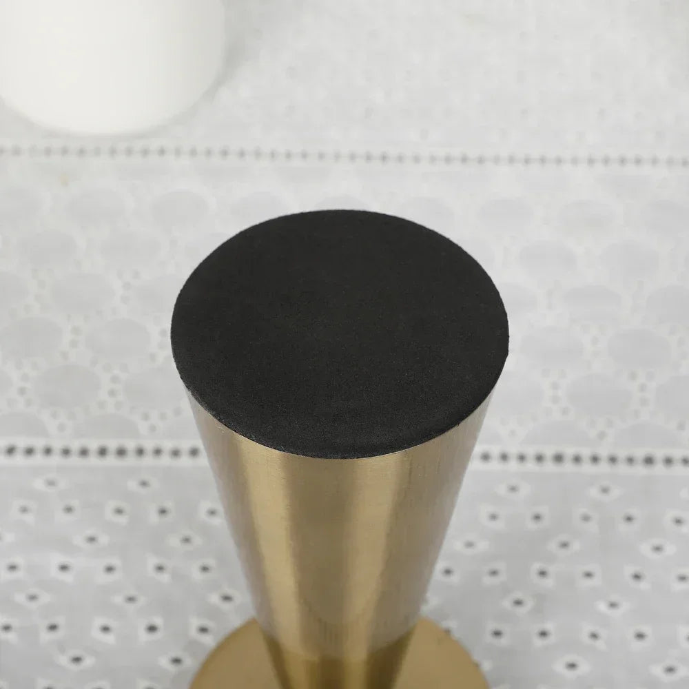 Goldener Kerzenhalter 3-in-1 Set – Luxuriöser Metall Kerzenständer für Stumpen- & Stabkerzen, Hochzeitsdeko & Valentinstag Geschenk Kaufschwan®