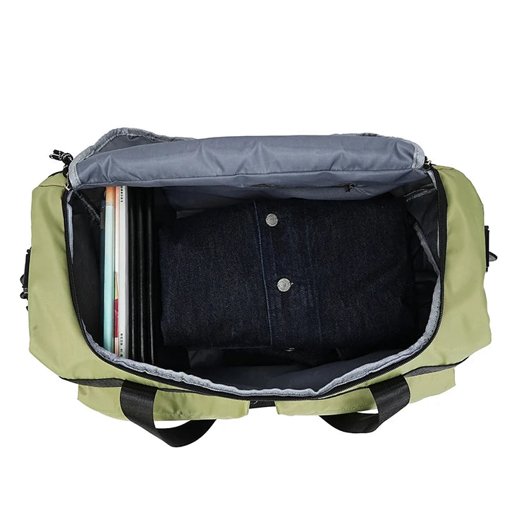 Große Reisetasche mit Viel Stauraum – Carry-On Tasche mit Trocken- & Nassfach | Multifunktionale Unisex Wochenend- & Nacht Tasche Kaufschwan®