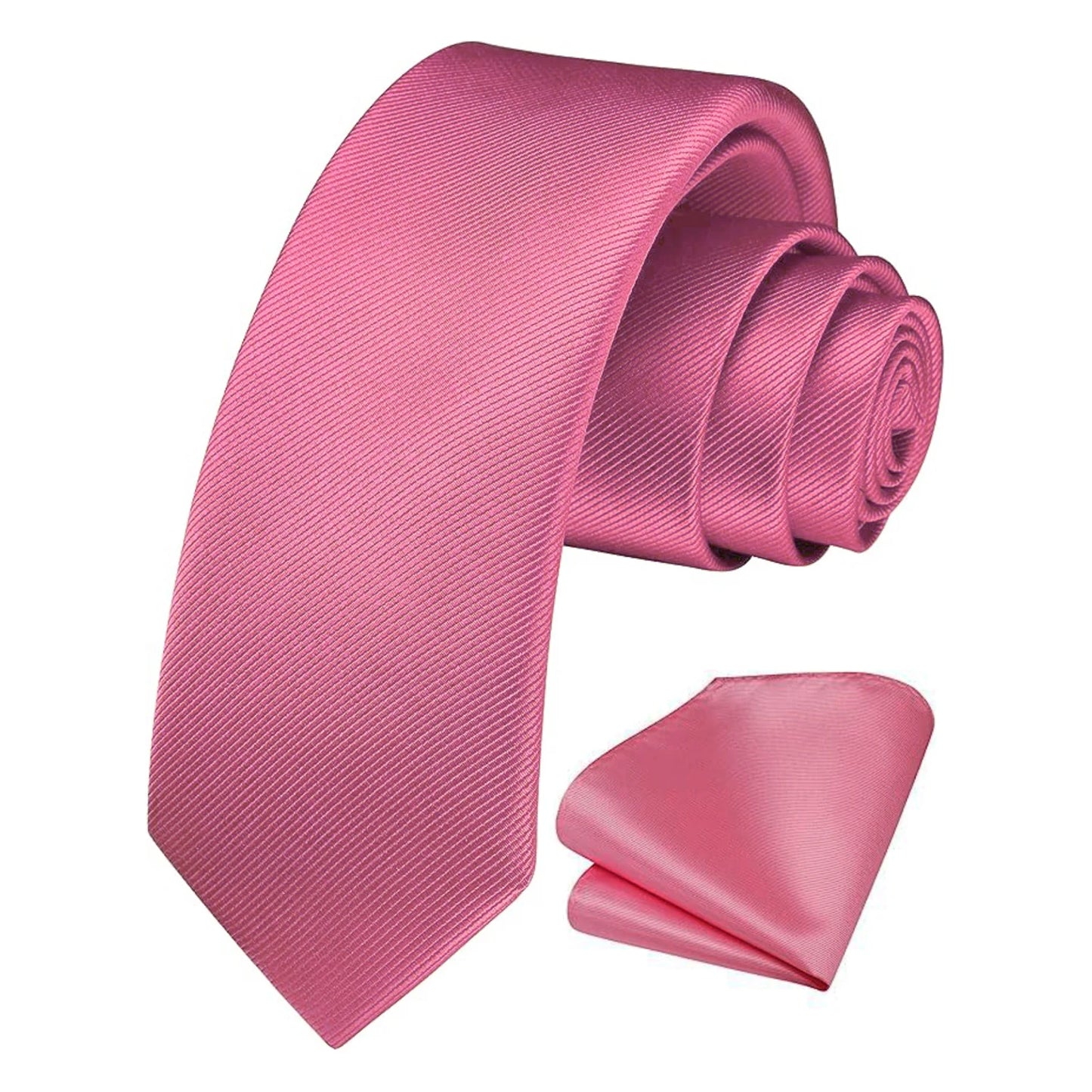 Herren Seidenkrawatten-Set – 6 cm Schmale Krawatte mit Passendem Einstecktuch | Elegantes Geschenk für Hochzeit, Business & Formelle Anlässe Kaufschwan®